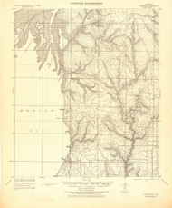 Fairhope, Alabama 1943 (1943) USGS Old Topo Map Reprint 15x15 AL Quad 464379