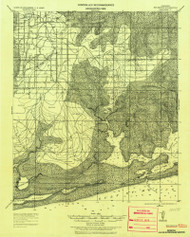 Bon Secour, Alabama 1921 (1937) USGS Old Topo Map Reprint 15x15 AL Quad 305513