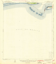 Fort Morgan, Alabama 1942 (1942) USGS Old Topo Map Reprint 15x15 AL Quad 305581