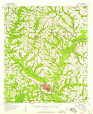 Geneva, Alabama 1957 (1958) USGS Old Topo Map Reprint 15x15 AL Quad 305589