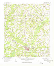 Geneva, Alabama 1957 (1958) USGS Old Topo Map Reprint 15x15 AL Quad 305588