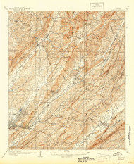 Leeds, Alabama 1907 (1944) USGS Old Topo Map Reprint 15x15 AL Quad 305617