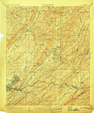 Leeds, Alabama 1907 (1907) USGS Old Topo Map Reprint 15x15 AL Quad 305618
