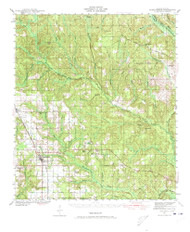 Robertsdale, Alabama 1941 (1973) USGS Old Topo Map Reprint 15x15 AL Quad 305667