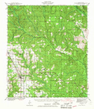 Robertsdale, Alabama 1941 (1967) USGS Old Topo Map Reprint 15x15 AL Quad 305668