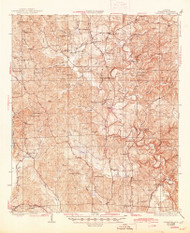 Samantha, Alabama 1928 (1945) USGS Old Topo Map Reprint 15x15 AL Quad 305676