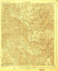 Samantha, Alabama 1928 (1928) USGS Old Topo Map Reprint 15x15 AL Quad 305678