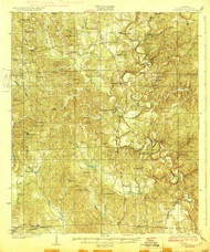 Samantha, Alabama 1928 (1928) USGS Old Topo Map Reprint 15x15 AL Quad 305679