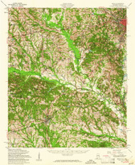 Seale, Alabama 1955 (1961) USGS Old Topo Map Reprint 15x15 AL Quad 305685