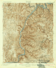 Searles, Alabama 1934 (1934) USGS Old Topo Map Reprint 15x15 AL Quad 305690