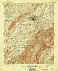 Talladega, Alabama 1946 (1946) USGS Old Topo Map Reprint 15x15 AL Quad 305705