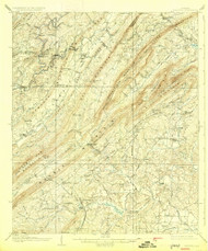 Vandiver, Alabama 1908 (1928) USGS Old Topo Map Reprint 15x15 AL Quad 305726