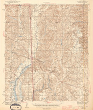 Wilmer, Alabama 1944 (1944) USGS Old Topo Map Reprint 15x15 AL Quad 464551
