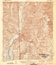 Wilmer, Alabama 1944 (1944) USGS Old Topo Map Reprint 15x15 AL Quad 305738