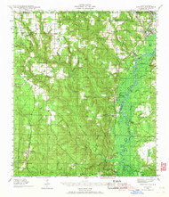 Century, Florida 1941 (1967) USGS Old Topo Map Reprint 15x15 AL Quad 345461