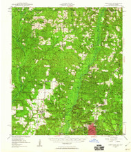 Crestview, Florida 1949 (1960) USGS Old Topo Map Reprint 15x15 AL Quad 345658