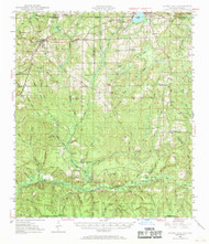 Laurel Hill, Florida 1949 (1969) USGS Old Topo Map Reprint 15x15 AL Quad 347185