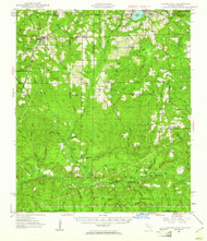 Laurel Hill, Florida 1949 (1961) USGS Old Topo Map Reprint 15x15 AL Quad 347184