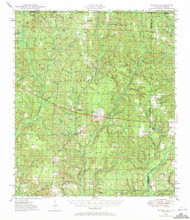 Munson, Florida 1948 (1972) USGS Old Topo Map Reprint 15x15 AL Quad 347568
