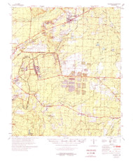 Bearden, Arkansas 1978 (1978) USGS Old Topo Map Reprint 15x15 AR Quad 259991