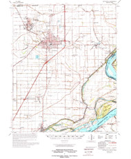 Blytheville, Arkansas 1976 (1976) USGS Old Topo Map Reprint 15x15 AR Quad 260001