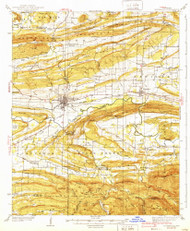 Booneville, Arkansas 1939 (1939) USGS Old Topo Map Reprint 15x15 AR Quad 260004