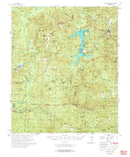 Chidester, Arkansas 1978 (1978) USGS Old Topo Map Reprint 15x15 AR Quad 260009