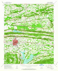 Conway, Arkansas 1961 (1963) USGS Old Topo Map Reprint 15x15 AR Quad 260017