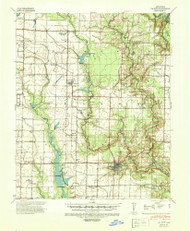 De Witt, Arkansas 1941 (1942) USGS Old Topo Map Reprint 15x15 AR Quad 260029