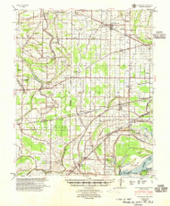 Edmondson, Arkansas 1954 (1955) USGS Old Topo Map Reprint 15x15 AR Quad 260041