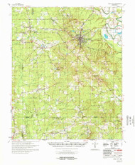 Star City, Arkansas 1978 (1978) USGS Old Topo Map Reprint 15x15 AR Quad 260307