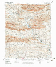 Glenwood, Arkansas 1949 (1983) USGS Old Topo Map Reprint 15x15 AR Quad 260071