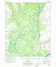 Henrico, Arkansas 1970 (1970) USGS Old Topo Map Reprint 15x15 AR Quad 260093