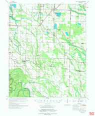 Holly Grove, Arkansas 1974 (1974) USGS Old Topo Map Reprint 15x15 AR Quad 260098