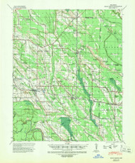 Holly Grove, Arkansas 1940 (1942) USGS Old Topo Map Reprint 15x15 AR Quad 260095