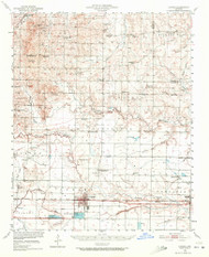 Lonoke, Arkansas 1950 (1972) USGS Old Topo Map Reprint 15x15 AR Quad 260153