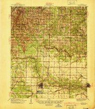 Lonoke, Arkansas 1940 (1940) USGS Old Topo Map Reprint 15x15 AR Quad 260150