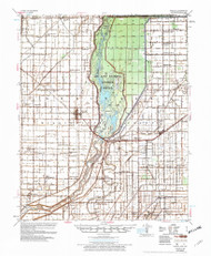 Manila, Arkansas 1956 (1982) USGS Old Topo Map Reprint 15x15 AR Quad 260169