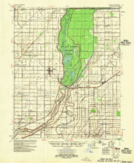 Manila, Arkansas 1956 (1956) USGS Old Topo Map Reprint 15x15 AR Quad 260168