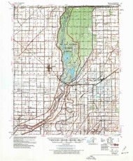 Manila, Arkansas 1956 (1956) USGS Old Topo Map Reprint 15x15 AR Quad 260170