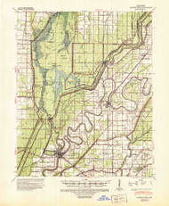 Marked Tree, Arkansas 1941 (1946) USGS Old Topo Map Reprint 15x15 AR Quad 260176