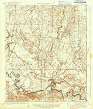 Moro Bay, Arkansas 1938 (1938) USGS Old Topo Map Reprint 15x15 AR Quad 260206