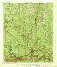Moro Bay, Arkansas 1938 (1938) USGS Old Topo Map Reprint 15x15 AR Quad 260205