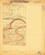 Morrilton No. 3, Arkansas 1889 (1889) USGS Old Topo Map Reprint 15x15 AR Quad 260525