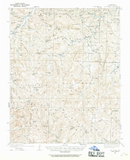 Mt Judea, Arkansas 1933 (1970) USGS Old Topo Map Reprint 15x15 AR Quad 260213