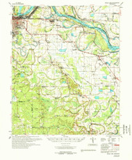 Noble Lake, Arkansas 1978 (1978) USGS Old Topo Map Reprint 15x15 AR Quad 260223