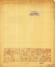 Ozone, Arkansas 1889 (1889) USGS Old Topo Map Reprint 15x15 AR Quad 260228