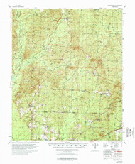 Princeton, Arkansas 1978 (1978) USGS Old Topo Map Reprint 15x15 AR Quad 260264