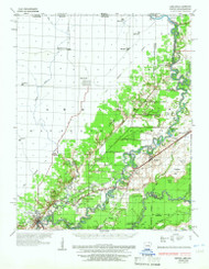 Reyno, Arkansas 1935 (1966) USGS Old Topo Map Reprint 15x15 AR Quad 259496