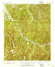 St. Paul, Arkansas 1943 (1956) USGS Old Topo Map Reprint 15x15 AR Quad 260304